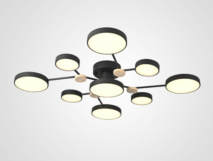 Потолочная Люстра Gamma D98 Black By Imperiumloft