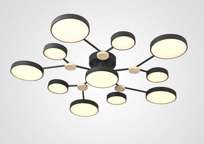 Потолочная Люстра Gamma D102 Black By Imperiumloft