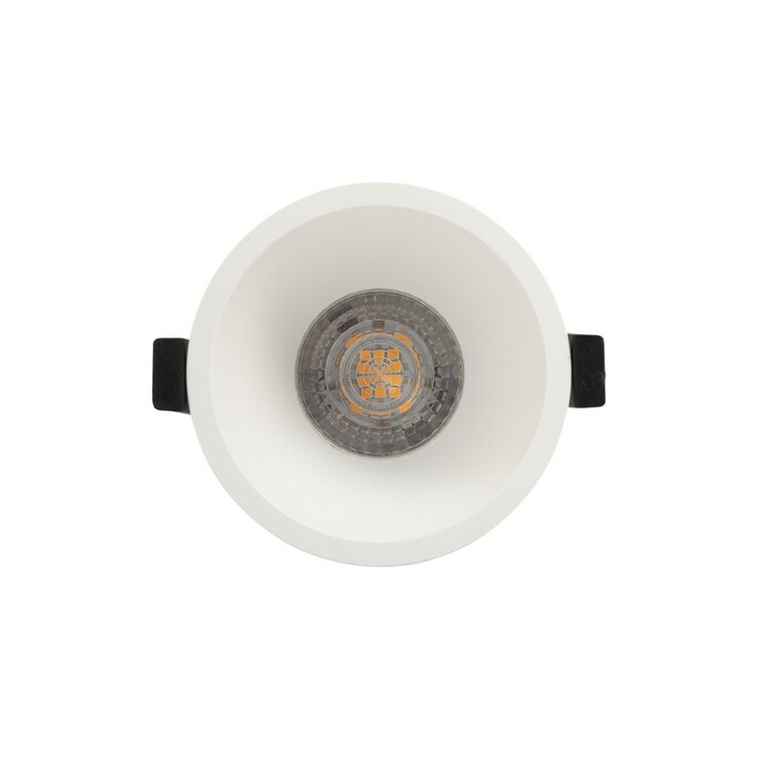 DENKIRS DK3026-WH Встраиваемый светильник, IP 20, 10 Вт, GU5.3, LED, белый, пластик
