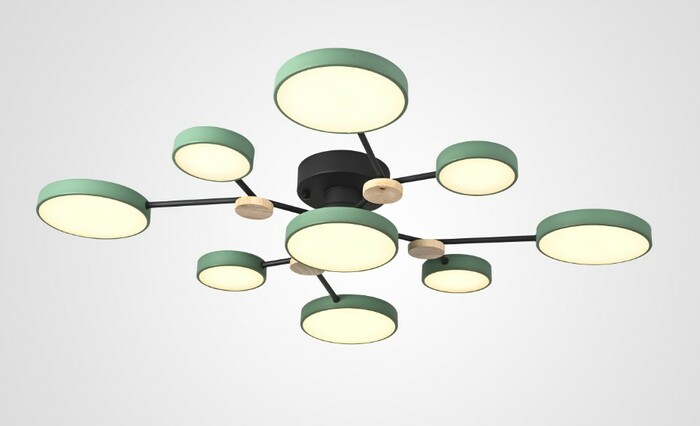 Потолочная Люстра Gamma D98 Green By Imperiumloft