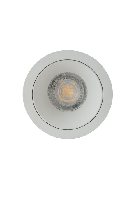 DENKIRS DK2026-WH Встраиваемый светильник, IP 20, 50 Вт, GU10, белый, алюминий