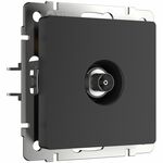 Werkel W1183008  ТВ-розетка оконечная (черный матовый)