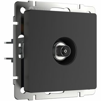 Werkel W1183008  ТВ-розетка оконечная (черный матовый)