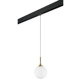 LIGHTSTAR PRO813022 Светильник д 1-фазн трека GLOBO 1х40W E14 ЗОЛОТО БЕЛЫЙ ЧЕРНЫЙ (813022+595007)