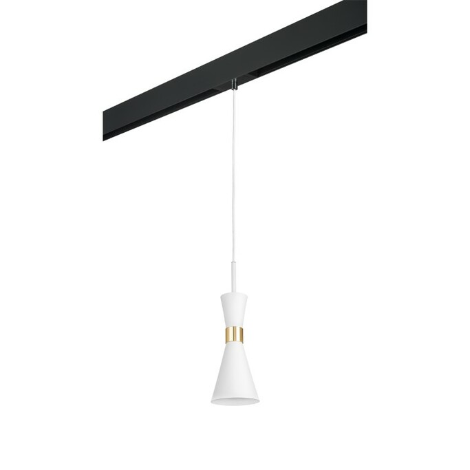 LIGHTSTAR PRO816016 Светильник д 1-фазн трека DUMO 1х40W E14 МАТОВЫЙ ЗОЛОТО ЧЕРНЫЙ  (816016+595007)