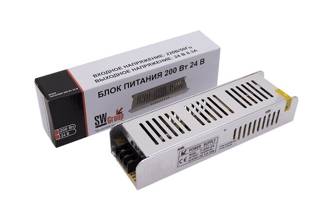 Блок питания 24В 200Вт T-200-24