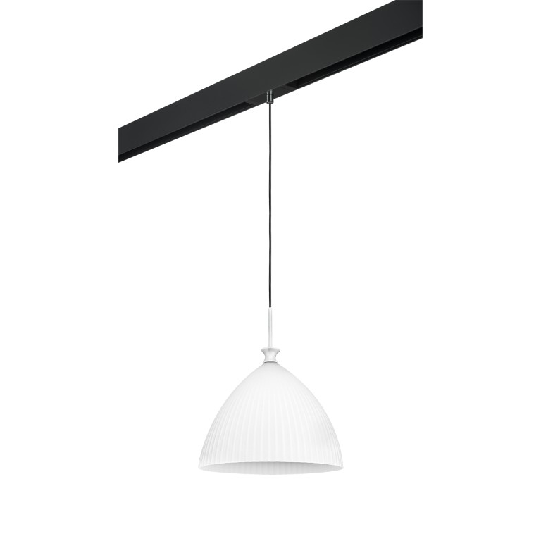 LIGHTSTAR PRO810030 Светильник д 1-фазн трека AGOLA 1х40W E14 ХРОМ БЕЛЫЙ ЧЕРНЫЙ (810030+595007)