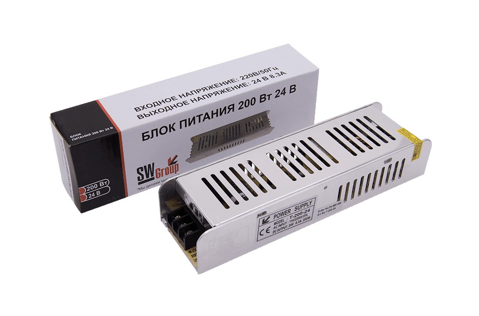 Блок питания 24В 200Вт T-200-24