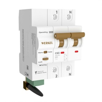 Werkel W1002P6301   Умный автоматический выключатель 2 P  63 A  C  6 kA