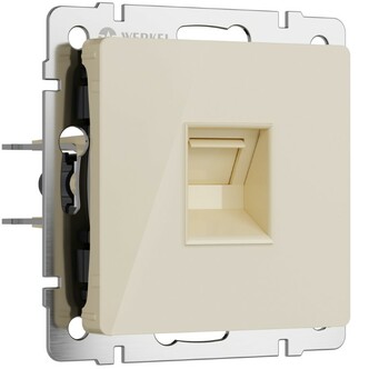 Werkel W1181043  Розетка Ethernet RJ-45 (айвори акрил)