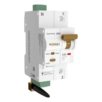 Werkel W1001P6301   Умный автоматический выключатель 1 P  63 A  C  6 kA