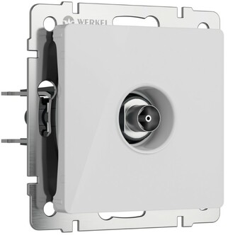 Werkel W1183041  ТВ-розетка оконечная (белый акрил)