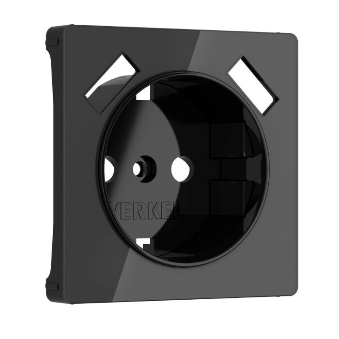 Werkel W1179548  Накладка для розетки USB (черный акрил)