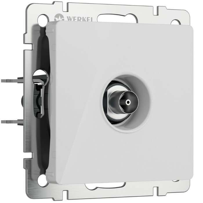 Werkel W1183041  ТВ-розетка оконечная (белый акрил)
