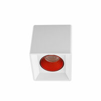 DENKIRS DK3080-WH+RD Светильник накладной IP 20, 10 Вт, GU5.3, LED, белый красный, пластик