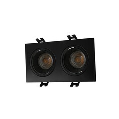 DENKIRS DK3072-BK Встраиваемый светильник, IP 20, 10 Вт, GU5.3, LED, черный черный, пластик