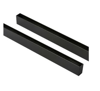 LIGHTSTAR 505027 Трек двухконтактный однофазный BARRA, длина 2м, ЧЕРНЫЙ (в комплекте)