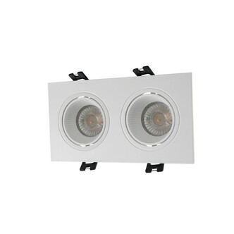 DENKIRS DK3072-WH Встраиваемый светильник, IP 20, 10 Вт, GU5.3, LED, белый белый, пластик