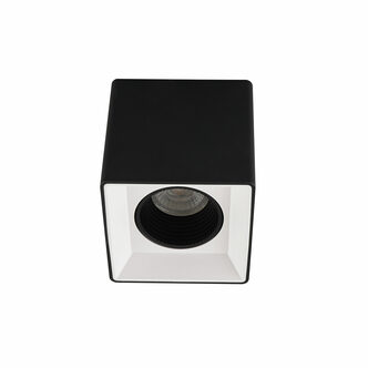 DENKIRS DK3080-BW+BK Светильник накладной IP 20, 10 Вт, GU5.3, LED, черно-белый черный, пластик