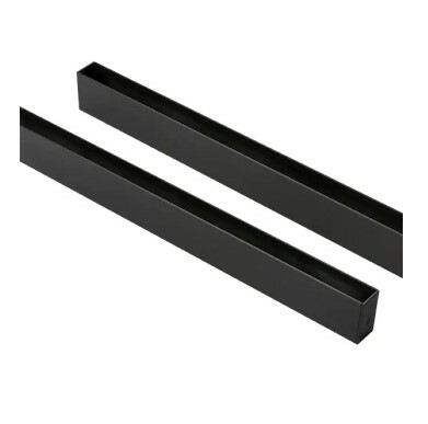 LIGHTSTAR 505037 Трек двухконтактный однофазный BARRA, длина 3м, ЧЕРНЫЙ (в комплекте)