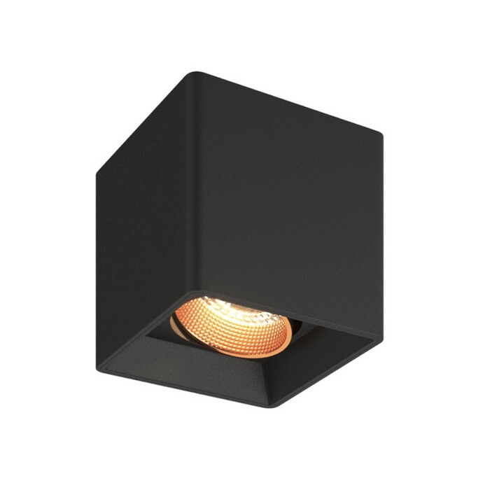 DENKIRS DK3080-BBR Светильник накладной, IP 20, 10 Вт, GU5.3, LED, черный бронзовый, пластик