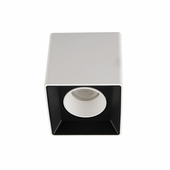 DENKIRS DK3080-WB+WH Светильник накладной IP 20, 10 Вт, GU5.3, LED, бело-черный белый, пластик