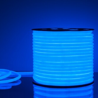 ELEKTROSTANDART Гибкий неон LS003 220V 9.6W 144Led 2835 IP67 16mm круглый синий, 50 м (цена за 1м)
