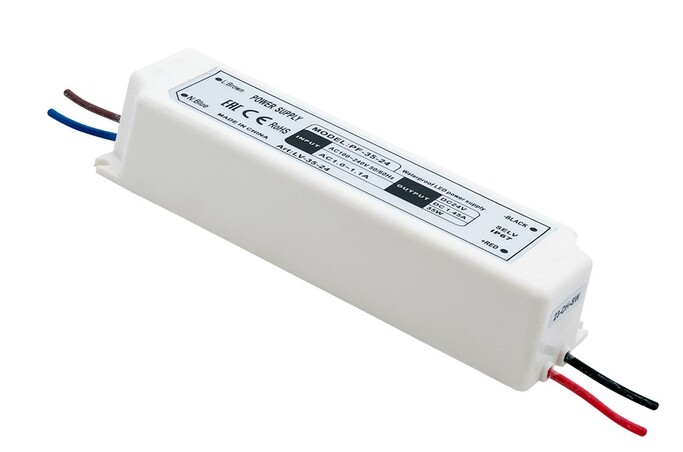 Блок питания для ленты SWG LV-35-24  IP 67 пластик 35 W, 24V 
