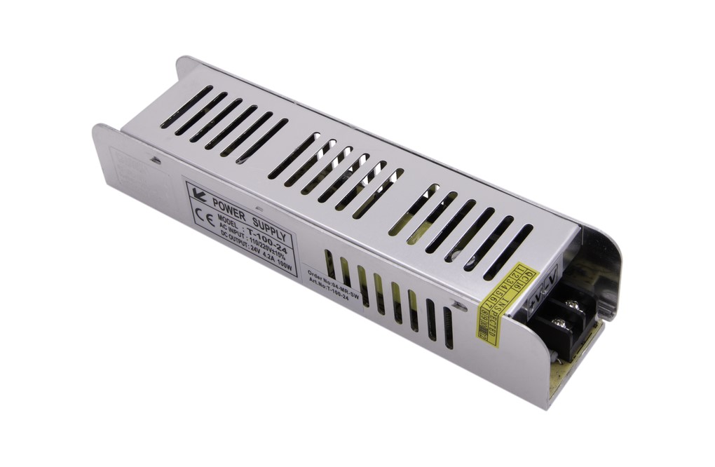 Блок питания SWG компактный T-100-24 100 W, 24V (узкий)