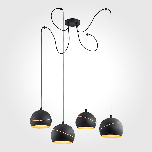 Люстра TK LIGHTING Yoda Black Orbit 2221