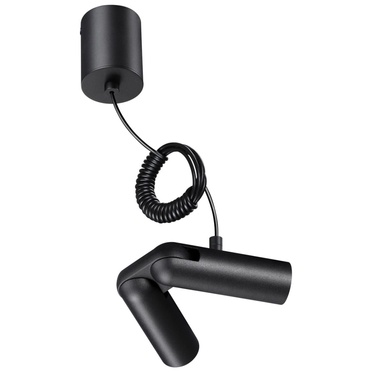 NOVOTECH 359387 KONST NT24 черный База накладная для ввода питания с гибким угловым соединителем «L»