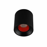 DENKIRS DK3090-BK+RD Светильник накладной IP 20, 10 Вт, GU5.3, LED, черный красный, пластик