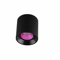 DENKIRS DK3090-BK+PI Светильник накладной IP 20, 10 Вт, GU5.3, LED, черный розовый, пластик
