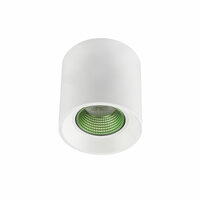 DENKIRS DK3090-WH+GR Светильник накладной IP 20, 10 Вт, GU5.3, LED, белый зеленый, пластик