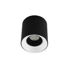 DENKIRS DK3090-BW+BK Светильник накладной IP 20, 10 Вт, GU5.3, LED, черно-белый черный, пластик