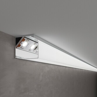 ELEKTROSTANDART LL-2-ALP009 Квадратный угловой алюминиевый профиль для LED ленты (под ленту до 10mm)