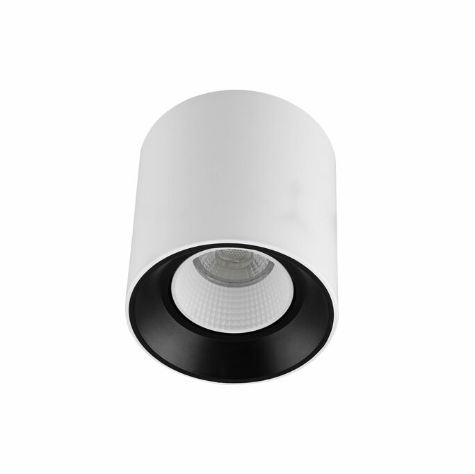 DENKIRS DK3090-WB+WH Светильник накладной IP 20, 10 Вт, GU5.3, LED, бело-черный белый, пластик