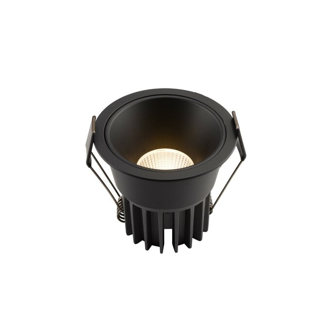 DENKIRS DK4500-BK Встраиваемый светильник, IP 20, 12 Вт, LED 3000, черный, алюминий