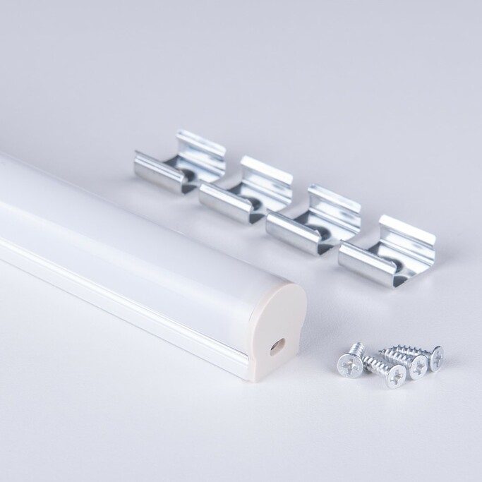 ELEKTROSTANDART LL-2-ALP010 Накладной алюминиевый профиль для LED ленты (под ленту до 10mm)