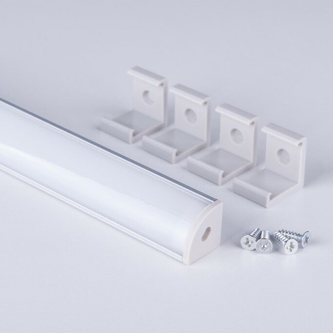 ELEKTROSTANDART LL-2-ALP008 Угловой алюминиевый профиль для LED ленты (под ленту до 10mm)