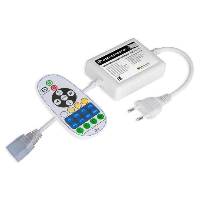 ELEKTROSTANDART Контроллер для ленты Premium мультибелый 220V 500W IP20 с радио пультом (LSC 007)