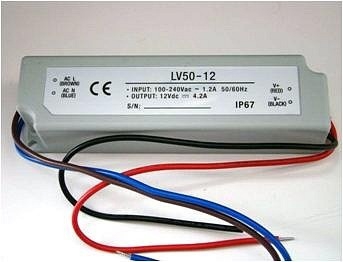 Блок питания SWG LV-50-12 пластик 50 W 12V IP 67 148x40x30