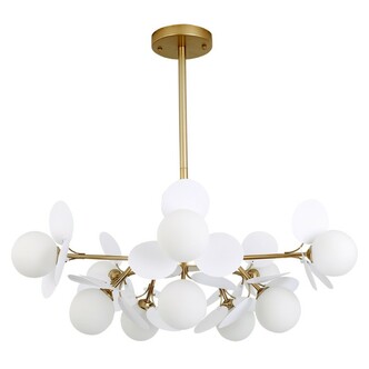 Люстра ARTE LAMP PEACOCK A1369SP-10SG