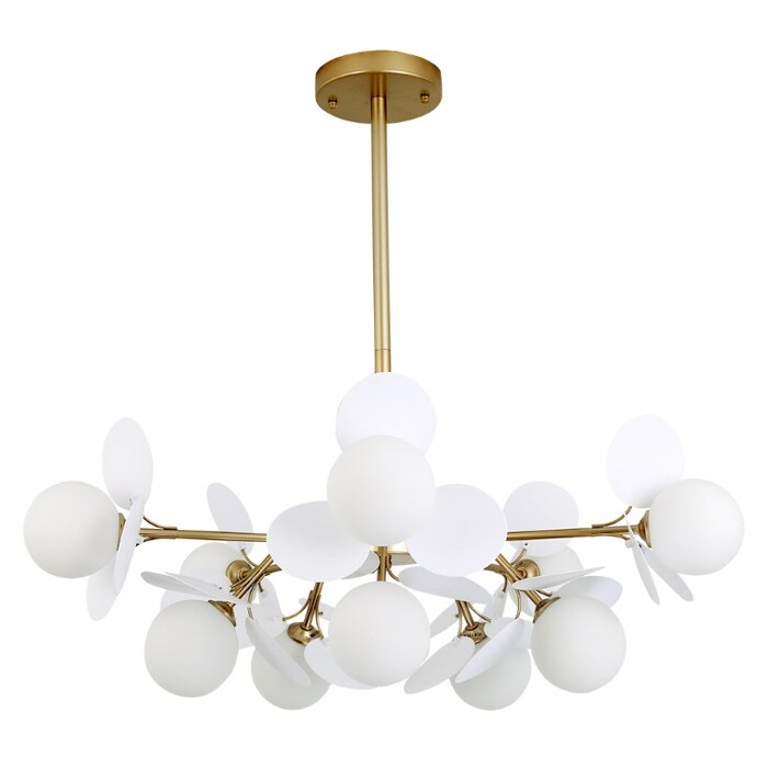 Люстра ARTE LAMP PEACOCK A1369SP-10SG