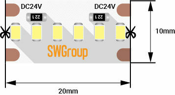 SWG 003603 Лента светодиодная SWG SWG2A300