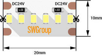 SWG 003602 Лента светодиодная SWG SWG2A300