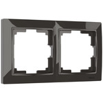 Werkel W0022007  Рамка на 2 поста Snabb basic (серо-коричневый)