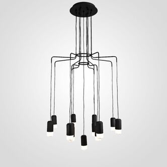 Wireflow Led Black Suspension Lam 13 Патронов By Imperiumloft