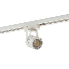 DENKIRS DK6004-WH Трековый светильник IP 20, 50 Вт, GU10, белый, алюминий