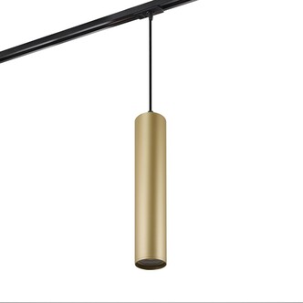 DENKIRS DK6210-BG Трековый светильник IP 20, 15 Вт, GU10, матовое золото с черным, алюминий